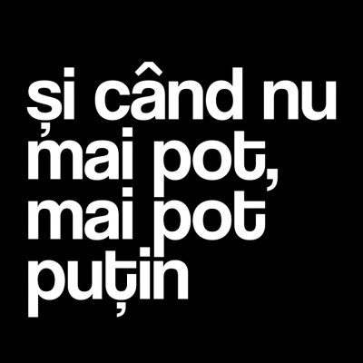 tricou unisex negru "și când nu mai pot"