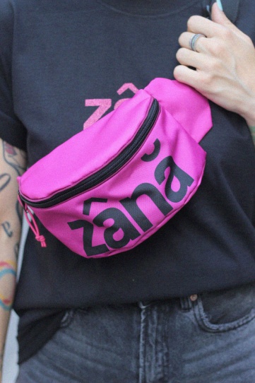 borsetă unisex roz "zână" Tombabe & BumbagR collab.