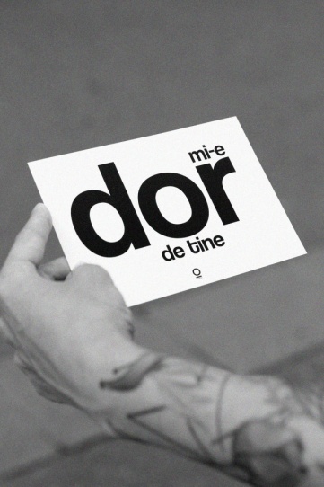 carte postala "mi-e dor de tine"