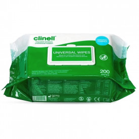 Lavete dezinfectante CLINELL 200 buc/pachet