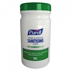 Servețele dezinfectante mâini / suprafețe PURELL 200 buc/cutie