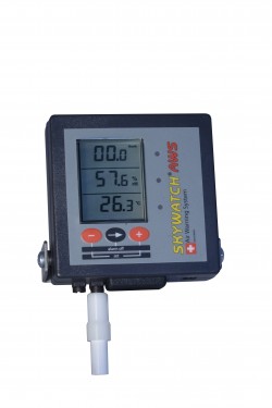 Anemometru termometru higrometru cu alarme Skywatch AWS (Air Warning System)