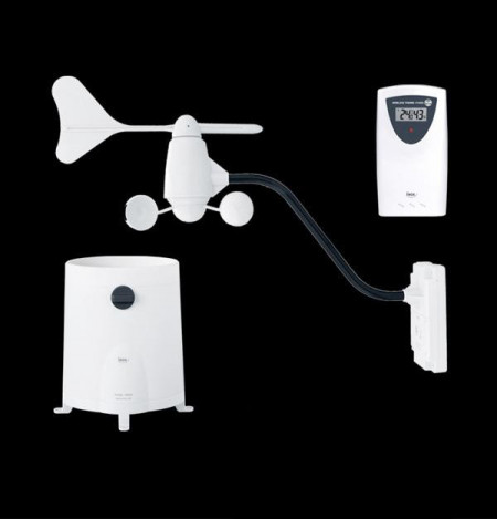 Statie meteo Irox PRO EC cu senzori wireless de viteza si directie vant, pluviometru, temperatura si umiditate