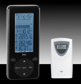 Statie meteo eleganta elvetiana Irox cu senzor wireless de temperatura si umiditate
