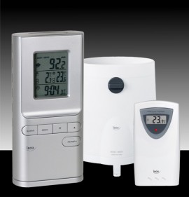 Statie meteo cu pluviometru si termometru wireless Irox HRG150