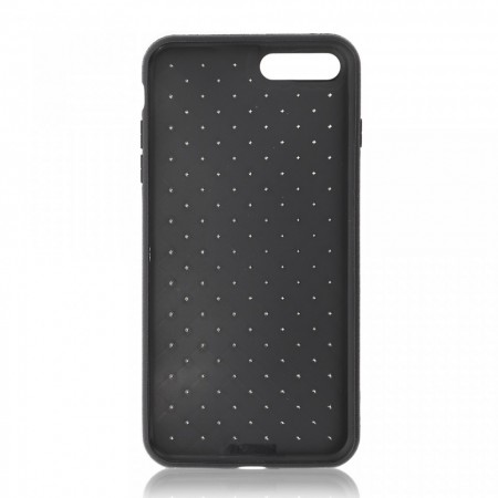 Husa iPhone 7-8 PLUS Neagra Flexibila din Silicon