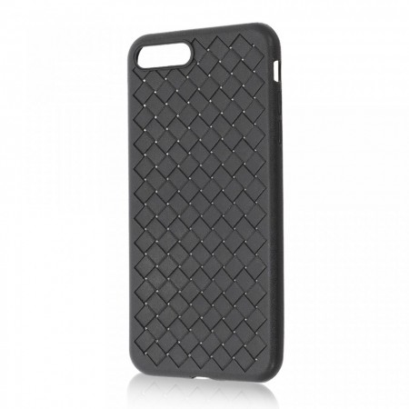 Husa iPhone 7-8 PLUS Neagra Flexibila din Silicon