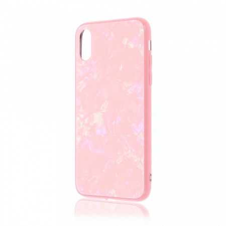 Husa iPhone X sau XS High Pro Shield Glass Pink