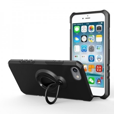 Husa iPhone 7 sau 8 Neagra Tough Armor Black