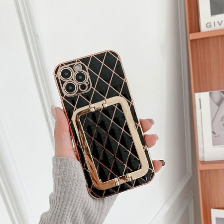 Husa pentru Apple iPhone 12 PRO, cu protectie ridicata, Fashion, tip geantuta, silicon, negru IP12PRO-004