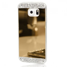 Husa Samsung Galaxy S5 Silicon Luxury Mirror Gold
