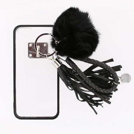 Husa iPhone 5 sau 5S SE Transparenta Cu Margini Negre