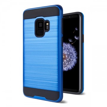 Husa Samsung Galaxy S9 Antisoc Albastra Dublu Strat