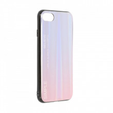 Husa iPhone 7 | 8 | SE (2020) - Husa Gradient Aurora Colorful - Pink