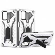 Husa Samsung Galaxy S20 Plus - Military Defender Antisoc cu Suport Wide - Silver