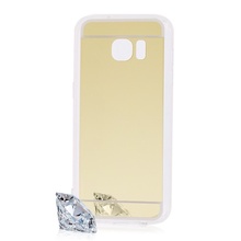 Husa Samsung Galaxy S7 Edge Silicon Mirror Gold