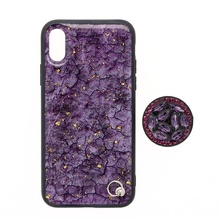 Husa iPhone X sau XS Din Silicon Mauve Texture