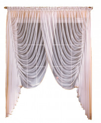 Perdea Anna - LUNGIME 400CM xINALTIME 250CM CULOARE ALB
