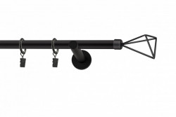 Galerie SIMPLA PRINDERE PERETE PICIOR UNIVERSAL 19 mm SPACE NEGRU