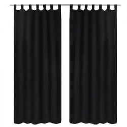 SET DRAPERIE,Casa Deco Logistics,CATIFEA V45 CU BRIDE NEGRU