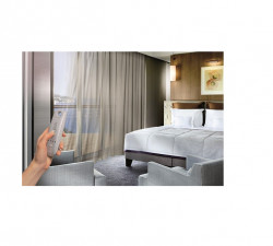 Sina electrica cu telecomanda SOMFY cu deschidere cortina pentru perdele sau draperii