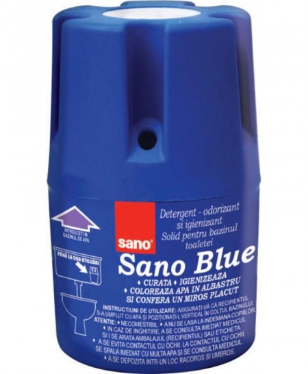 SANO BLUE, odorizant bazin WC, 150g