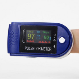 Комплект 2 броя на цената на 1 - Уред за измерване на пулс и кислород в кръвта - Пулсоксиметър ОLED