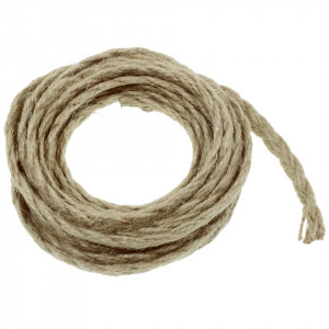 Banda sfoara iuta impletita 1cm x 3m