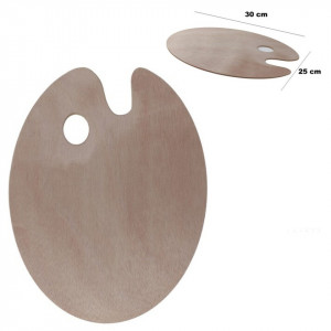 Paleta pictura lemn ovala 3mm Artix PP425/426