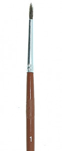 Pensula par ponei varf rotund Milan 101-1 80301