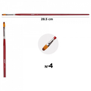 Pensula sintetica varf limba de pisica coada lunga Artix PP346