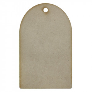 Placheta mdf semiovala 12x20cm