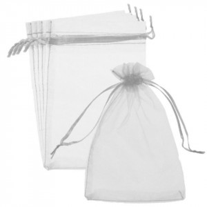 Saculet organza 10,5x13/15,5cm 50/set