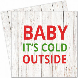 Servetel Baby it's cold outside 33x33cm 2/set 3332181