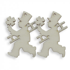 Cosar placaj natur cu gaura 3,2x4,5cm 2/set