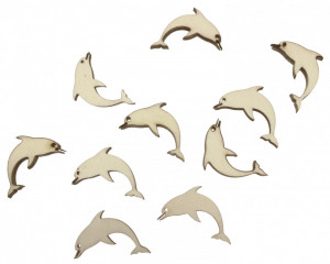 Delfin placaj 3x1,8cm 10/set