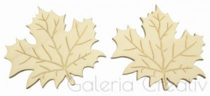 Frunza de artar placaj 11,5x11,5cm 2/set