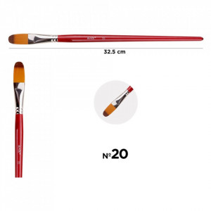 Pensula sintetica varf limba de pisica coada lunga Artix PP346