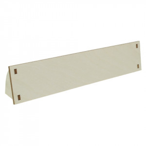 Placheta placaj dreptunghiular cu picioare 20x4cm ZX140