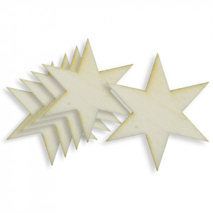 Stea placaj 4cm 5/set 6 colturi