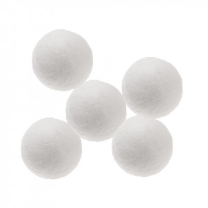 Bila hartie bumbac 2,5cm 5/set Rayher RY3312400