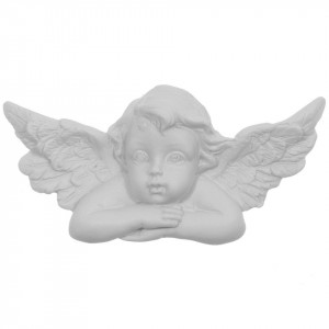 Cap inger rasina alba model-1 8x4x2cm DD56441