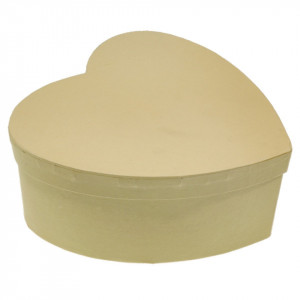 Cutie carton inima natur 21x20x11cm Creart FACX0115(PDO035)