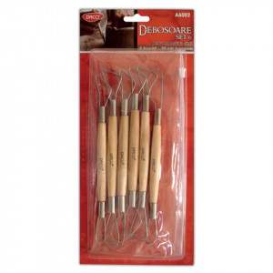 Debosor pentru modelaj 6/set Daco AA002