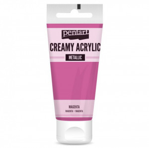Acrilic Creamy metalizat 60ml Pentart