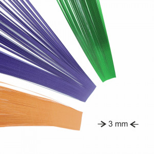 Fasii quilling 3x250mm 120g/mp 160buc