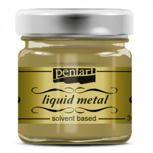 Foita metalica lichida aurie 30ml Pentart 21079