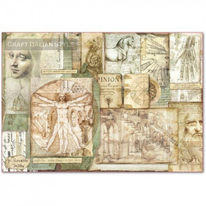 Hartie de orez 48x33cm Stamperia DFS390