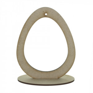 Ou mdf decupat 13,2x10,4cm cu suport oval 10,5x4,6cm