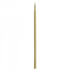 Pensula par zibelina varf ascutit cu maner bambus galben PB-98
